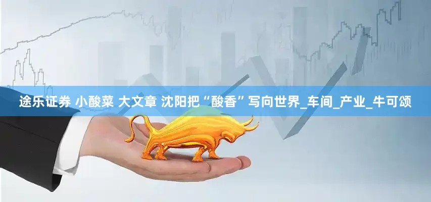 途乐证券 小酸菜 大文章 沈阳把“酸香”写向世界_车间_产业_牛可颂
